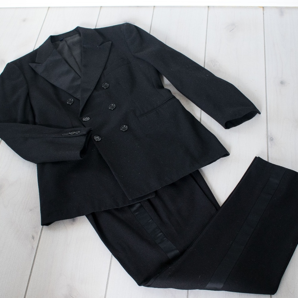 ⭐️⭐️Polo Ralph Lauren Tuxedo Stripe Suit👔